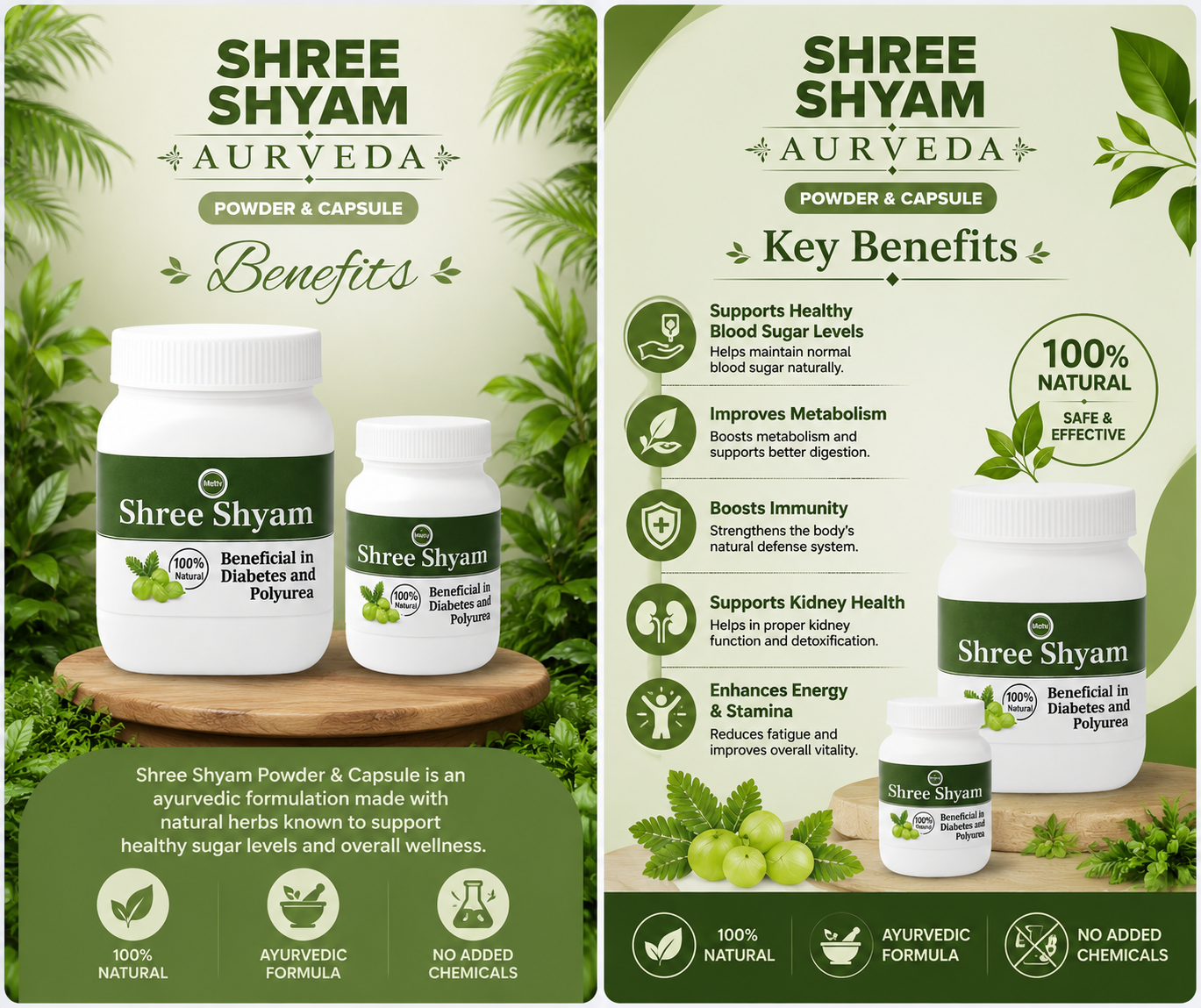 Sugar Break Powder - Ayurvedic Formula for Diabetes Care (300g)